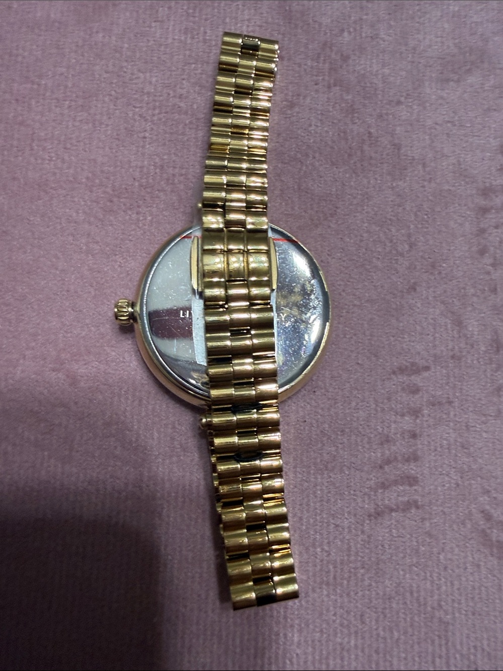 kate spade Gold-Tone Swan Dial Bracelet Watch with Black Face - Picture 4 of 7